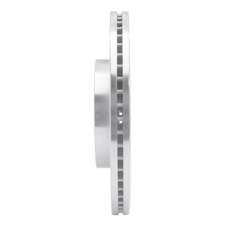 Honda Accord Brake Rotor (1) - Front Right - R1 Concepts - Drilled & Slotted - Silver - `13-`25
